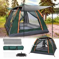 NAMIOT SAMOROZKŁADAJĄCY AUTOMATYCZNY TURYSTYCZNY 4-OSOBOWY KEMPINGOWY LEKKI