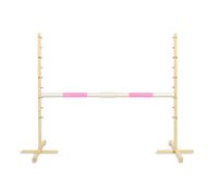 Przeszkoda skokowa do Hobby Horse 160cm, h-120 cm, belka jasny róż