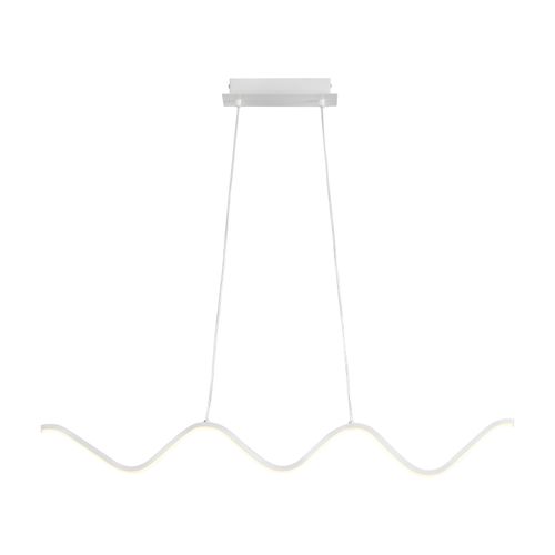 Lampa wisząca ZIGZAG LED biała 90 cm na Arena.pl