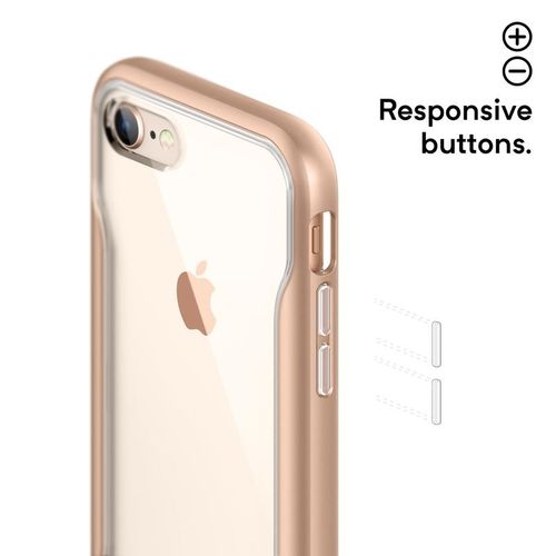 Caseology Apex Clear Case - Etui iPhone 8 / 7 (Gold) na Arena.pl