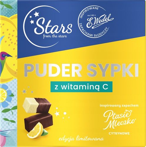 Stars from the stars Wedel puder sypki z Wit. C Ptasie Mleczko cytrynowe na Arena.pl