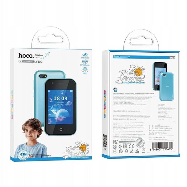 HOCO smartphone dla dzieci 2,8" Y102 niebieski zdjęcie 7