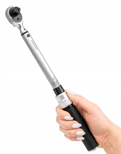 KLUCZ DYNAMOMETRYCZNY Z BLOKADĄ CERTYFIKAT KALIBRACJI ETUI 10-60Nm 3/8" JCB na Arena.pl