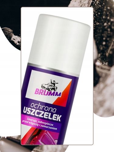 SILIKON DO USZCZELEK SAMOCHODOWYCH BRUMM W SPRAYU SMARUJE 150 ml na Arena.pl