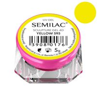 Semilac Sculpture Gel 4D 595 Yellow - żółty, 5g