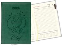 GRAWEROWANY KALENDARZ książkowy A5 2026 personalizacja różne wzory + imię