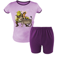 Krótka Piżama dziecięca Shrek