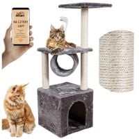 Duży drapak dla kota, domek, tunel, platforma, zabawka
