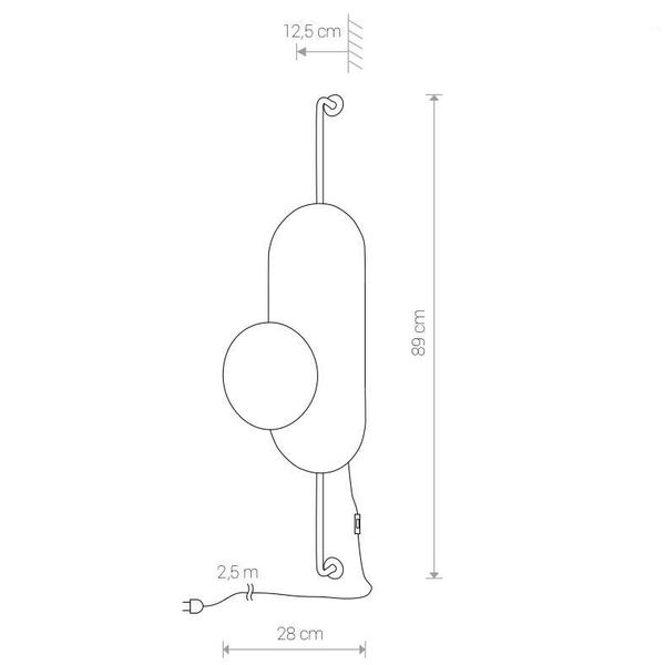 LAMPA ścienna WHEEL LUX 8430 Nowodvorski drewniana OPRAWA kinkiet dysk czarny złoty zdjęcie 4