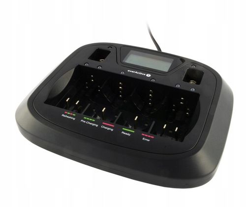 EverActive Ładowarka 8 kanałowa NC-900U czarny na Arena.pl