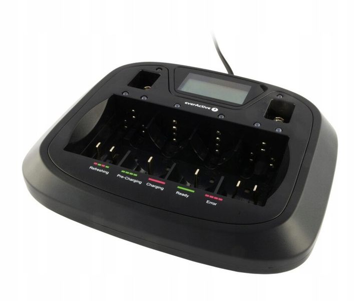 EverActive Ładowarka 8 kanałowa NC-900U czarny zdjęcie 3