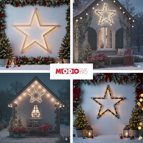 Gwiazda zawieszana świąteczna łatwe składanie ModoStar 189cm IMPREGNAT eko na Arena.pl