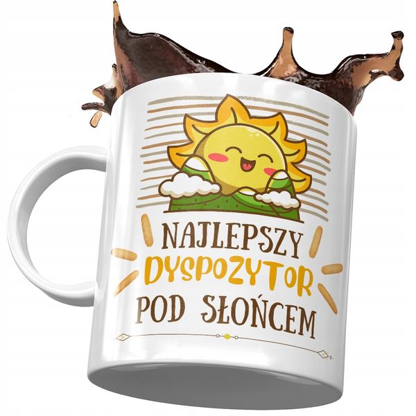 Dla Dyspozytora Kubek Na Urodziny Na Prezent Z Nadrukiem Ze Zdjęciem zdjęcie 1