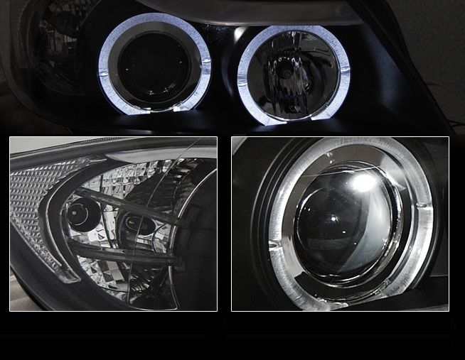 Lampy Reflektory BMW E90 E91 2005 -2008 Ringi LED Oświetl swoją drogę zdjęcie 4