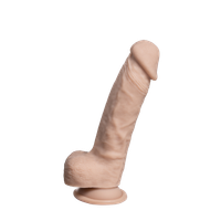 dildo z przyssawką 17,8 cm real skin model 1 7" flesh silexd