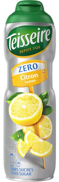 Syrop koncentrat cytryna Zero cukru 600ml - Teisseire zdjęcie 1