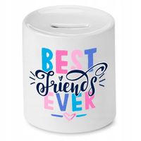 Skarbonka Dla Przyjaciela Best Friends Prezent Z Nadrukiem Ze Zdjęciem