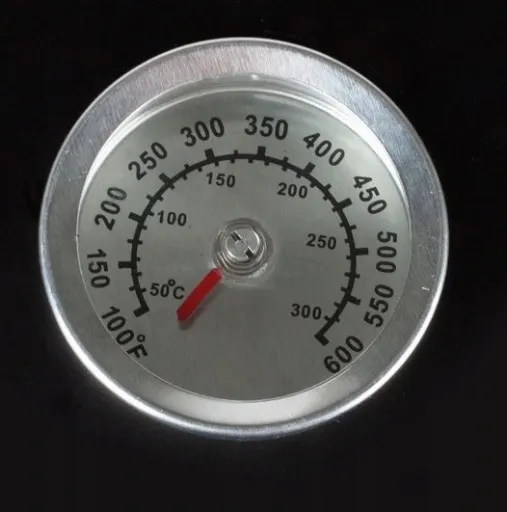 WĘGLOWY GRILL OGRODOWY pokrywa TERMOMETR kółka zdjęcie 9