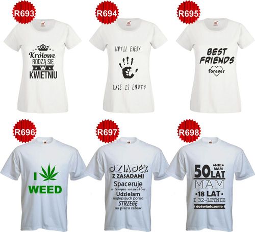 Koszulka z nadrukiem KEEP CALM TWÓJ TEKST napis na Arena.pl