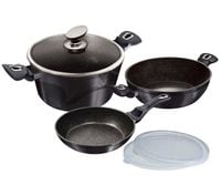 zestaw garnków berlingerhaus bh-6905 carbon pro