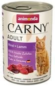 Zdrowa karma wysokomięsna dla kotów - Animonda Wołowina + Jagnięcina 400g
