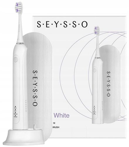 Szczoteczka soniczna SEYSSO Carbon Basic Biała na Arena.pl