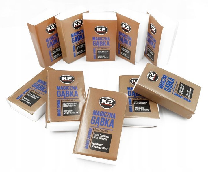 K2 MAGIC SPONGE MAGICZNA GĄBKA DO SAMOCHODU x10 zdjęcie 1