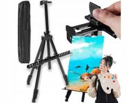 Sztaluga malarska do malowania obrazu aluminiowa plenerowa trójnożna + etui