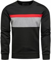 BLUZA MĘSKA CZARNA BEZ KAPTURA XL