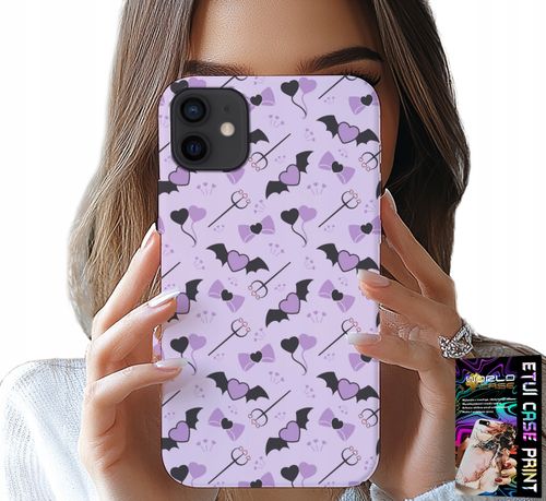 ETUI DO IPHONE 12 MINI - MODNE WZORY WIDŁY SERCA KOKARDKI KOKARDA na Arena.pl