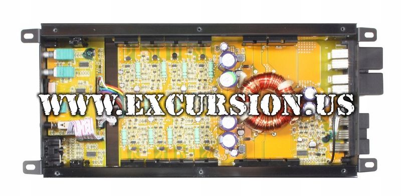 Wzmacniacz Excursion 4 kanały Mostek 500W zdjęcie 4