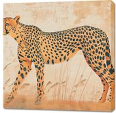 Obraz 90x90cm Gepard w Ruchu