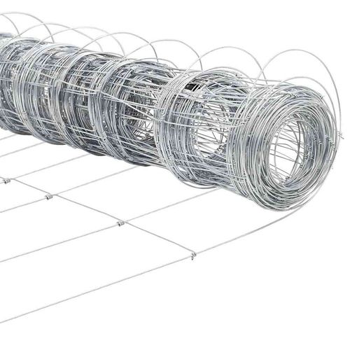 Ogrodzenie pastwiskowe Srebrny 25 x 1,2 m Stal galwanizowana na Arena.pl