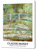 Obraz 70x100cm Design Bridge Over a Pond, Monet Vintage do Salonu