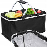 Kosz koszyk na zakupy termiczny piknikowy składany turystyczny