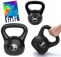 KETTLEBELL odważnik 8 KG kula KETTLE HANTLA hantel FITNESS ABS DO ĆWICZEŃ