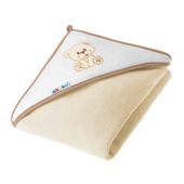 Akuku okrycie kąpielowe, ręcznik z kapturkiem 100x100cm - 100% bawełna