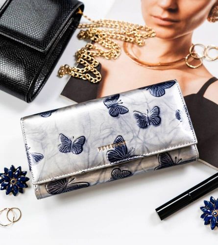 duży portfel damski ze skóry naturalnej - peterson na Arena.pl