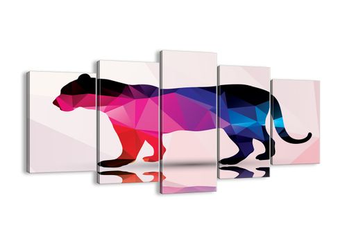 Obraz Na Płótnie - Pantera Rysunek - 160X85 Cm - Ea160X85-2808 na Arena.pl