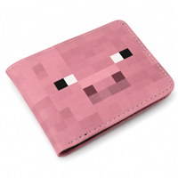 Pig | 13 cm | Eko-Skóra | Portfel Gamingowy | Minecraft