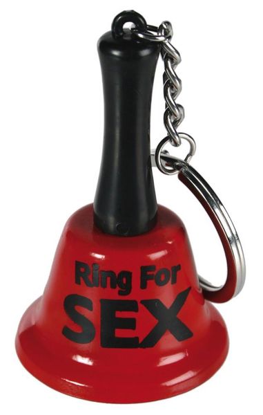 Breloczek Dzwonek Keyring Ring For Sex zdjęcie 1