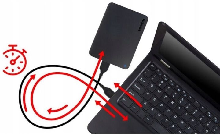 Toshiba Canvio Basics 2TB USB 3.0 Black zdjęcie 4