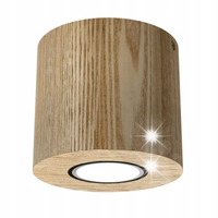 PLAFON LAMPA SUFITOWA SPOT LUMINEX DOWNLIGHT 9747 GU10 DREWNIANY