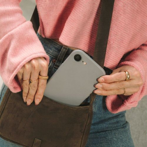 tech-protect silicone magsafe iphone 16e / 17e stone grey na Arena.pl