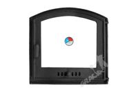 DRZWI C03 PRAWE - 45X45 CM + TERMOMETR 0-250°C do pieca pizzy pizzeria żeliwne