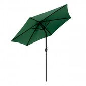 PARASOL OGRODOWY NACHYLANY 270CM ZIELONY WENTYLACJA KORBOWY