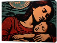 Obraz 90x70cm Matczyne Więzi