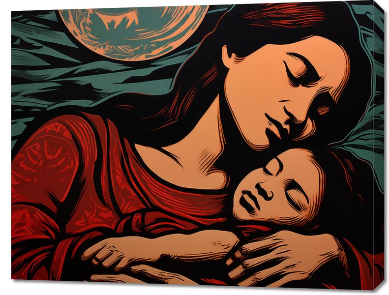 Obraz 90x70cm Matczyne Więzi zdjęcie 1