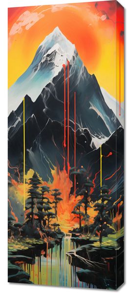 Obraz 40x100cm Górska Alchemia zdjęcie 1
