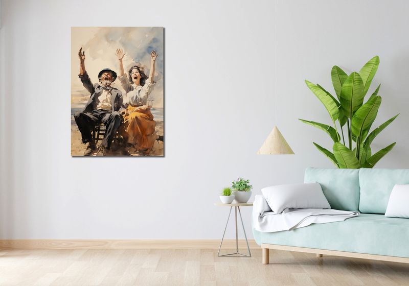 Obraz 70x100cm Chwile Radości zdjęcie 2